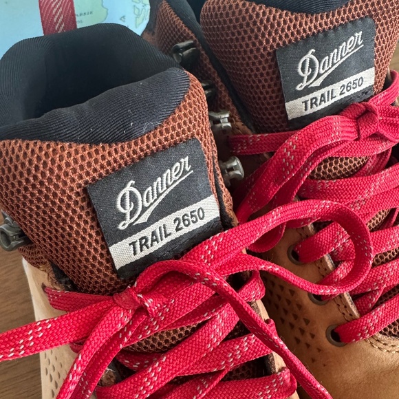 Danner Trail 2650 Mid GTX Hiking Boots – Men’s 9 – Brown/Red – Gore-Tex Waterpro main image 5
